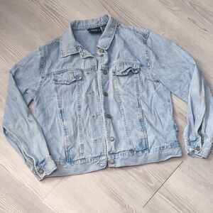 Bill blass M Denim Blue Women's Jacket Cotton